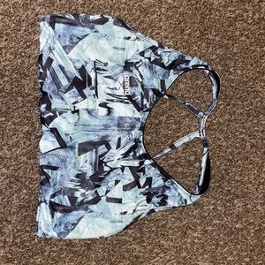 Arena open back sports bra